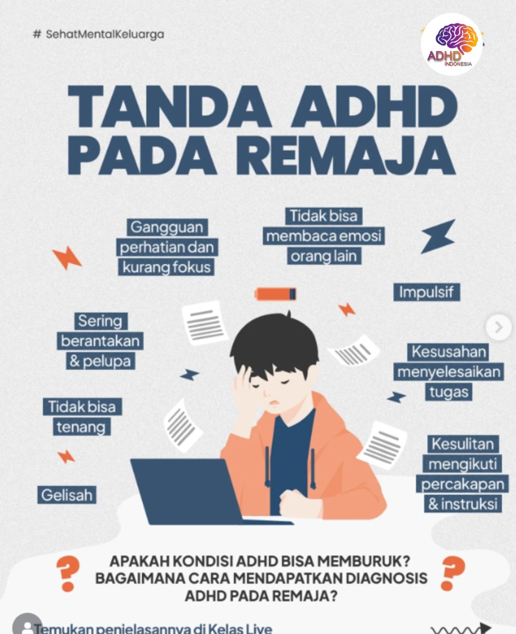 Screening ADHD Non-Diagnostik: Edukasi Awal bagi Orang Tua di Kabupaten Maluku Tenggara Barat